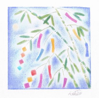 夢 鳳凰 パステルアート 原画 風水画 | ヒーリングアート販売